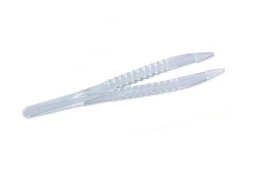 100 x Sterile Pinzetten aus Kunststoff anatomisch - ca. 12 cm
