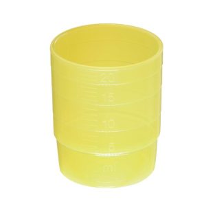 60 x melipul MEHRWEG-Medikamentenbecher, stapelbar, PP, 25ml
