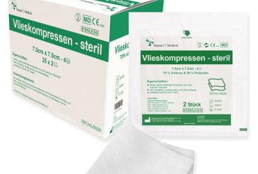 HansaGT Medical-Vlieskompressen steril-7.5cm x7. 5cm 4-fach