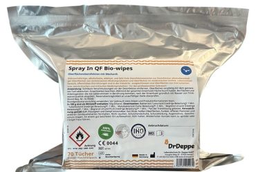 Spray In QF Wipes Eimer-Nachfüllpack 70 Tücher