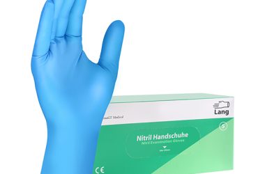 HansaGT Medical Nitril Handschuhe, 30cm lang, Gr.