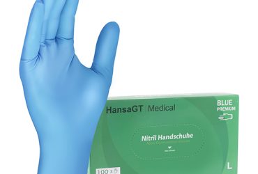 HansaGT Medical Nitril Handschuhe blau, Gr.