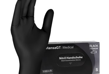 HansaGT Medical® Nitrilhandschuhe Black, Größe