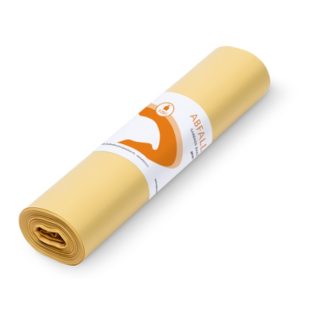 Tapira „Plus“ Abfallsäcke – 120 L gelb, 37 my
