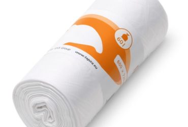 Tapira „Plus“ Müllbeutel – 60 L weiß, 12 my