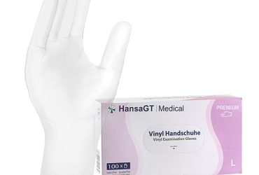 Vinyl Handschuhe transparent, Gr.