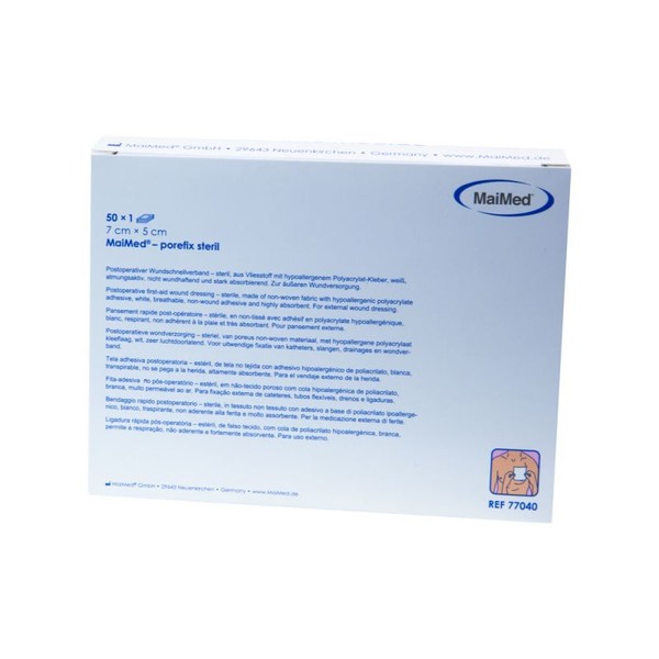 MaiMed-porefix steril 7cmx5cm