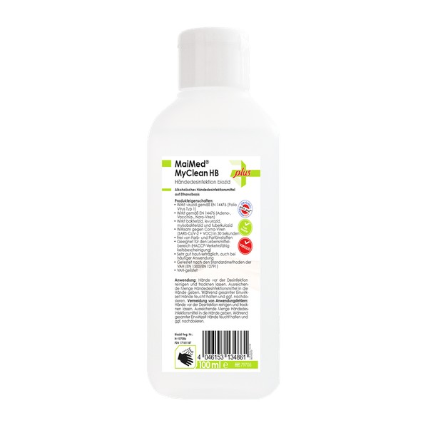 MaiMed MyClean HB Händedesinfektion biozid