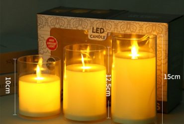 Wippende-LED-Kerze 3-teilig