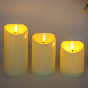 Led-Kerze 3-teilig