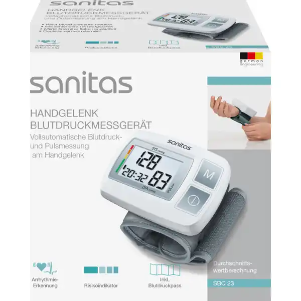 Sanitas Handgelenk-Blutdruckmessgerät