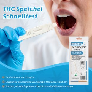 HighCheck Cannabis Speicheltest THC 3.5ng/mL