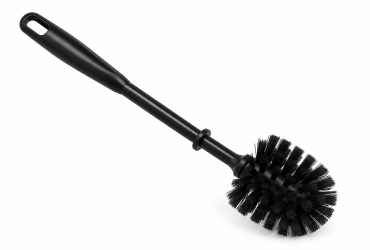 Bürste aus Kunststoff, schwarz，38 cm, Bürstenkopf 7,5 cm